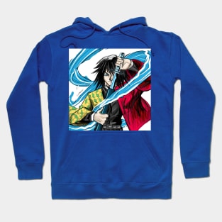 giyu tomioka the water hashira ecopop in demon slayer Hoodie